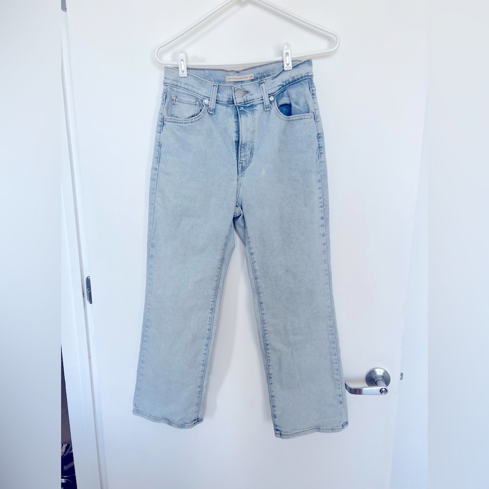 Levi’s | High-waisted crop flare jeans